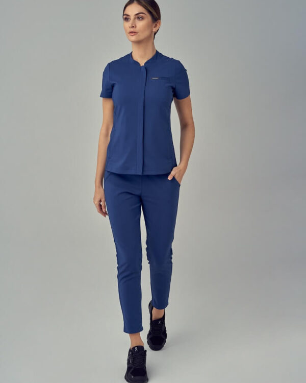 Bluza Medyczna Damska – Scrubs Classy Navy