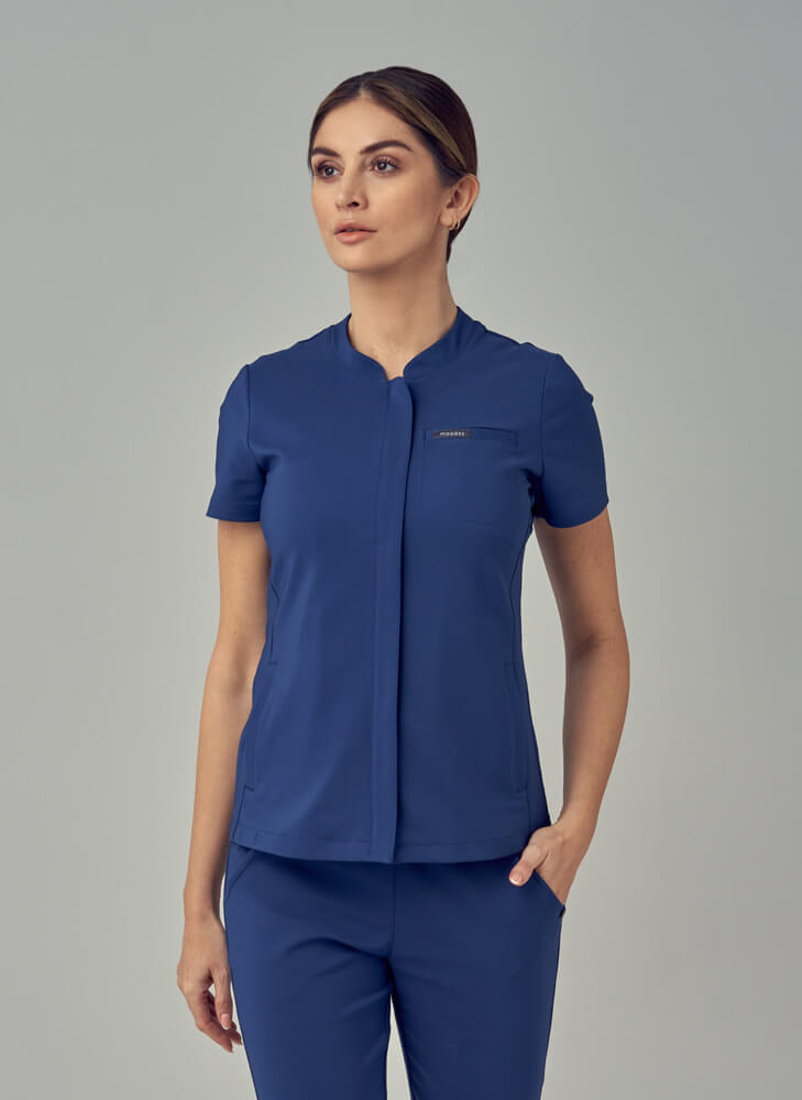Bluza Medyczna Damska – Scrubs Classy Navy