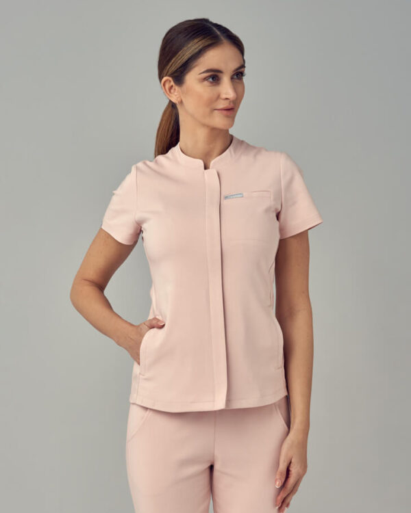 Bluza Medyczna Damska – Scrubs Classy Pink