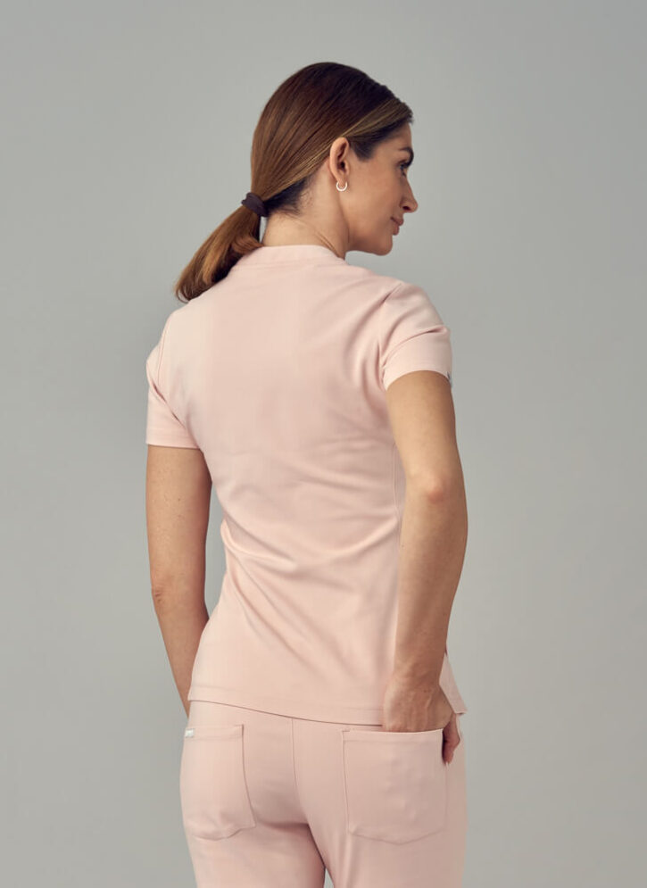Bluza Medyczna Damska – Scrubs Classy Pink