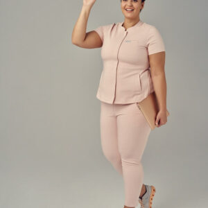 Bluza Medyczna Damska – Scrubs Classy Pink