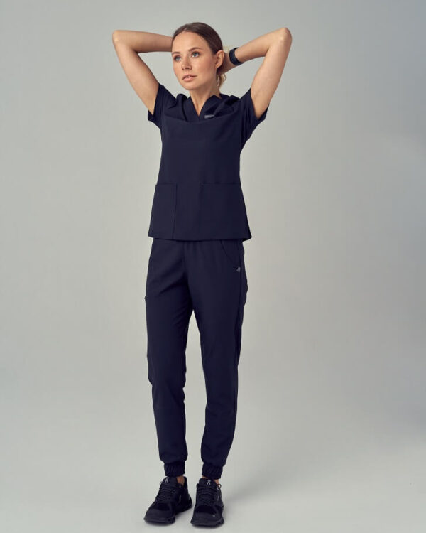 Bluza Medyczna Damska – Scrubs Comfy Graphite