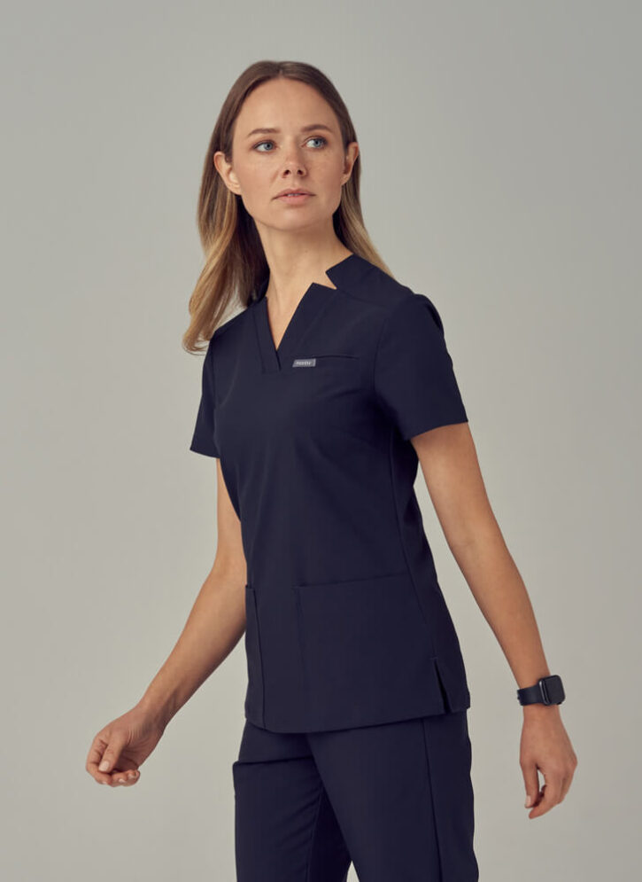 Bluza Medyczna Damska – Scrubs Comfy Graphite