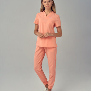 Bluza Medyczna Damska – Scrubs Comfy Peach