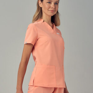 Bluza Medyczna Damska – Scrubs Comfy Peach