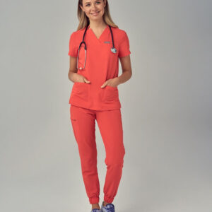 Bluza Medyczna Damska – Scrubs Comfy Strawberry