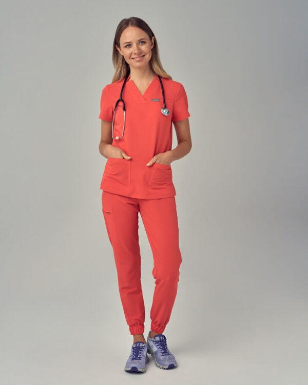 Bluza Medyczna Damska – Scrubs Comfy Strawberry