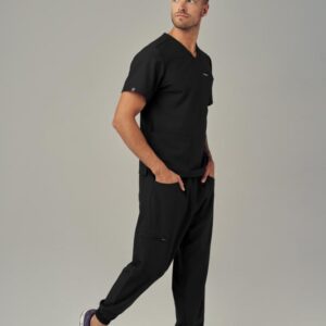 Bluza Medyczna Męska – Scrubs Sporty Black