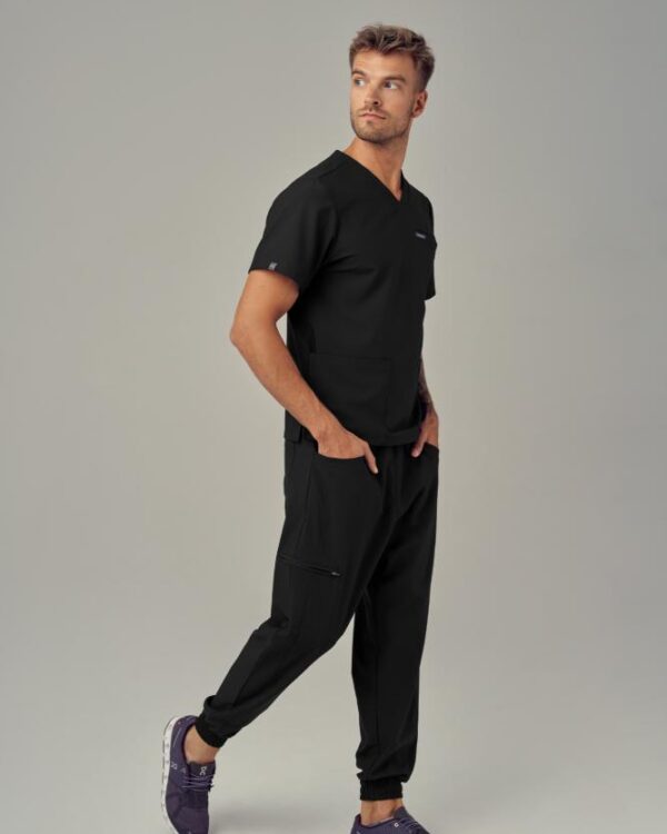 Bluza Medyczna Męska – Scrubs Sporty Black