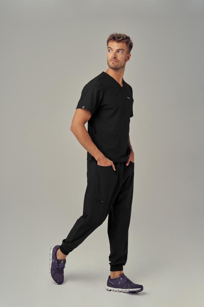 Bluza Medyczna Męska – Scrubs Sporty Black