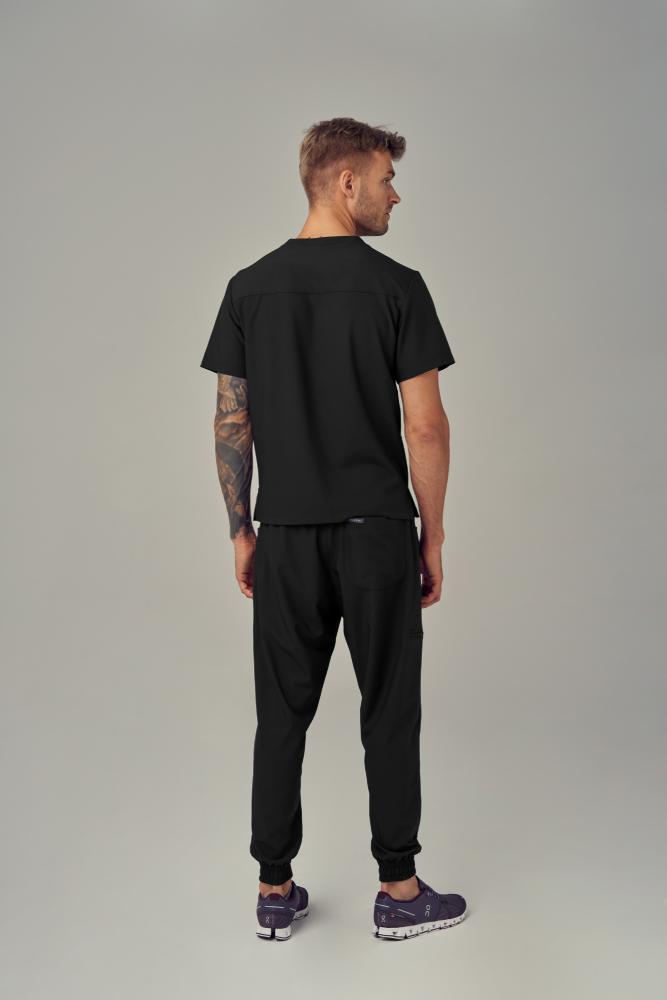 Bluza Medyczna Męska – Scrubs Sporty Black