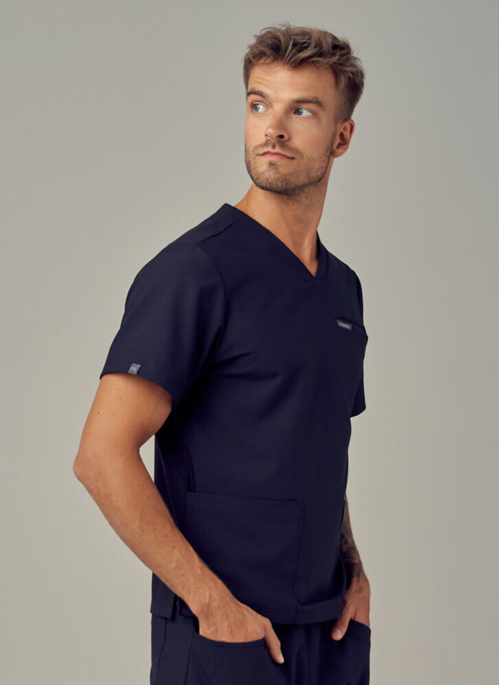 Bluza Medyczna Męska – Scrubs Sporty Graphite