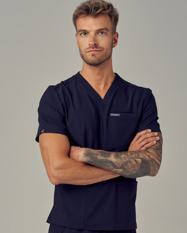 Bluza Medyczna Męska – Scrubs Sporty Graphite