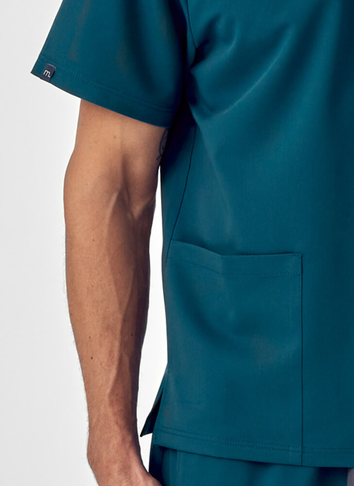 Bluza Medyczna Męska – Scrubs Sporty Green