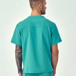 Bluza Medyczna Męska – Scrubs Sporty Mint