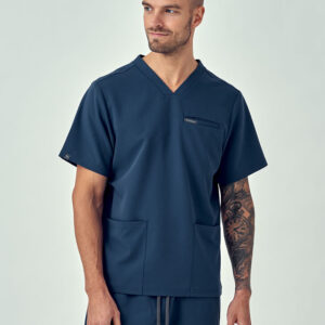 Bluza Medyczna Męska – Scrubs Sporty Navy