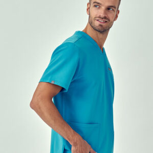 Bluza Medyczna Męska – Scrubs Sporty Ocean