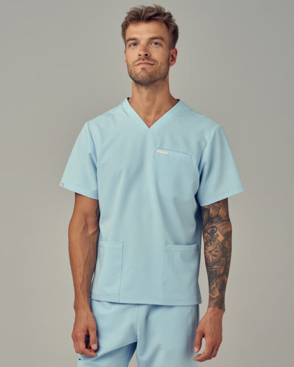 Bluza Medyczna Męska – Scrubs Sporty Sky