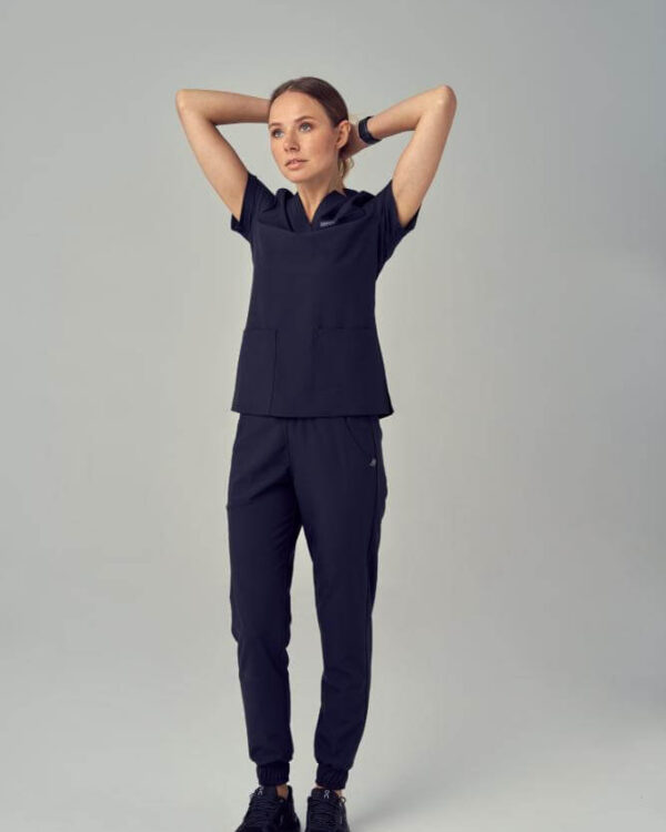 Spodnie Medyczne Damskie – Scrubs Comfy Graphite