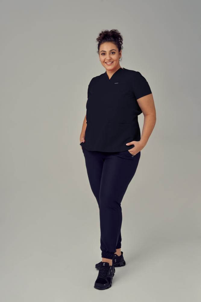 Spodnie Medyczne Damskie – Scrubs Comfy Graphite