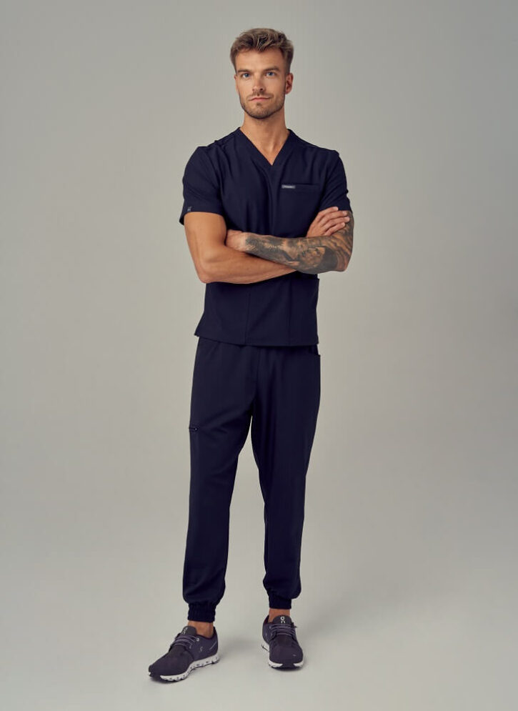 Spodnie Medyczne Męskie – Scrubs Sporty Graphite