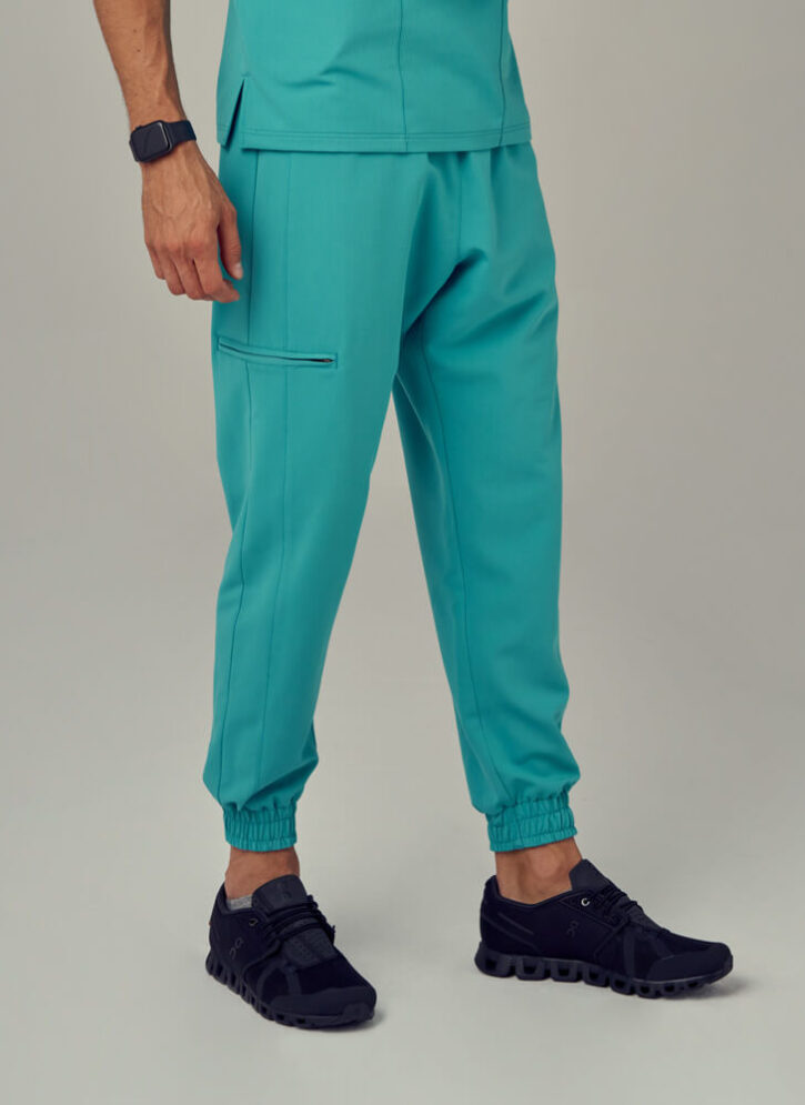 Spodnie Medyczne Męskie – Scrubs Sporty Mint