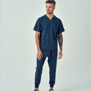 Spodnie Medyczne Męskie – Scrubs Sporty Navy