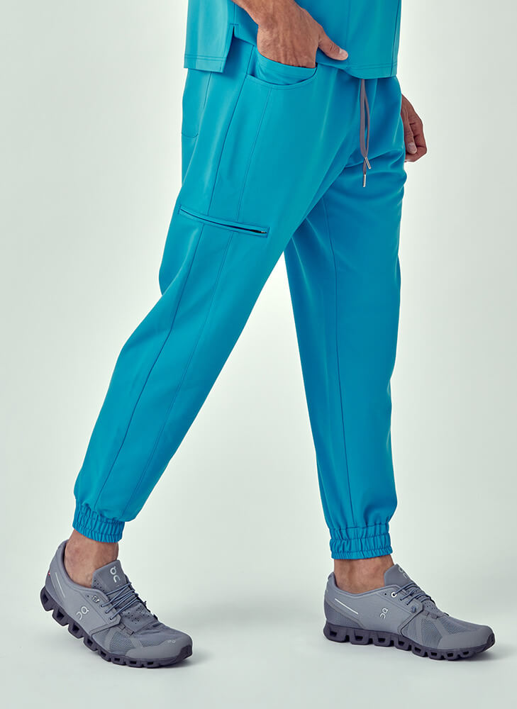 Spodnie Medyczne Męskie – Scrubs Sporty Ocean