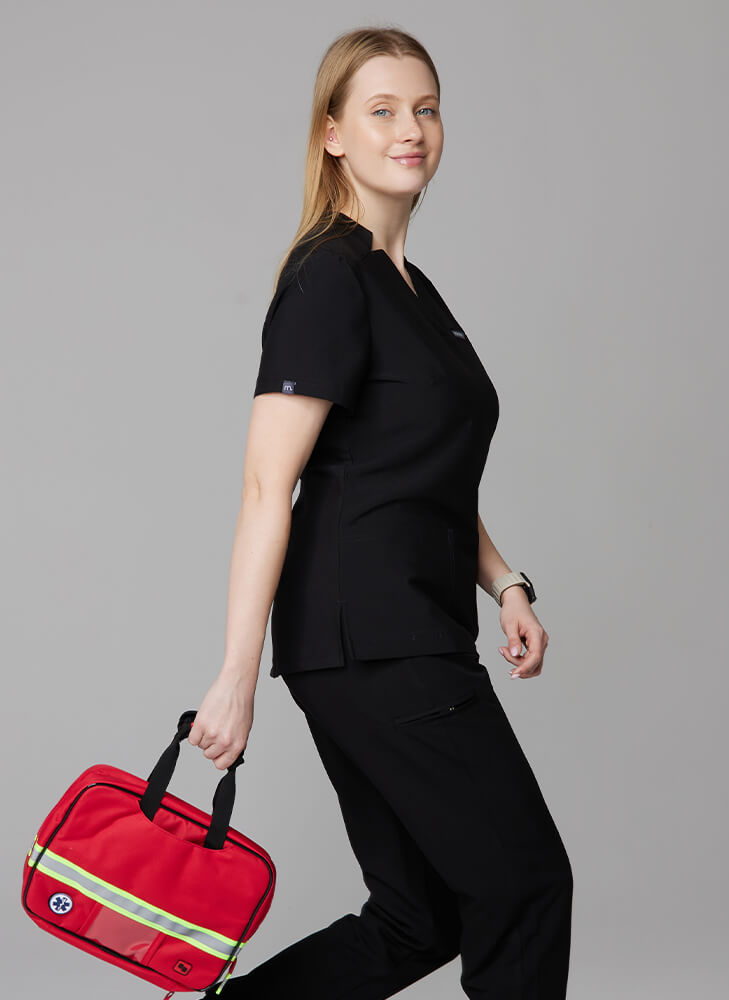 Bluza damska medyczna comfy black