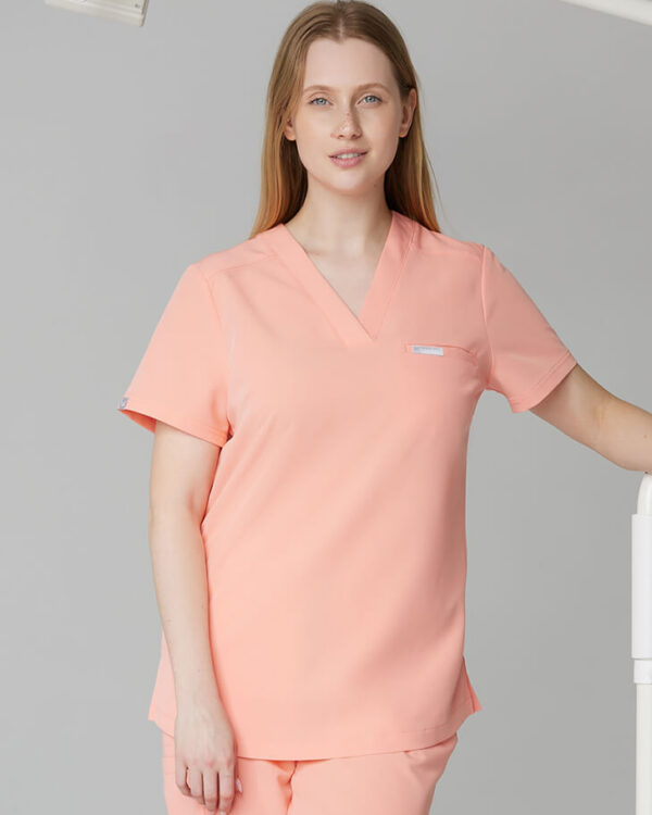 Bluza damska medyczna cozy peach