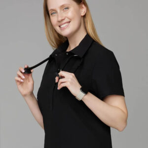 Bluza damska medyczna polo black