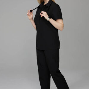 Bluza damska medyczna polo black