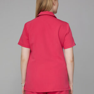 Bluza damska medyczna polo cherry