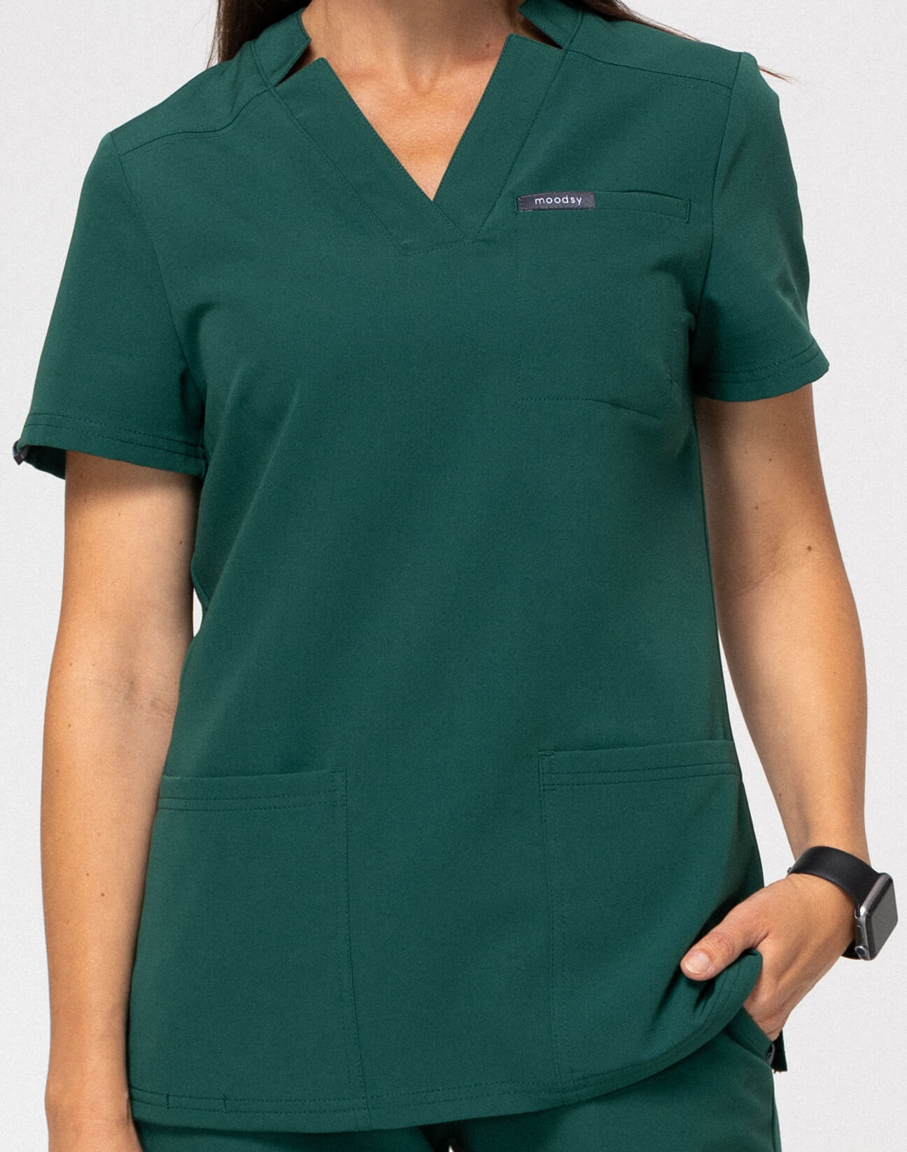 comfy-dark-green-bluza-detal