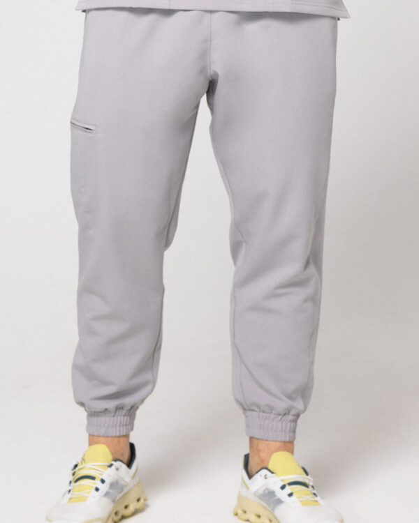 Sporty Trousers Light Gray