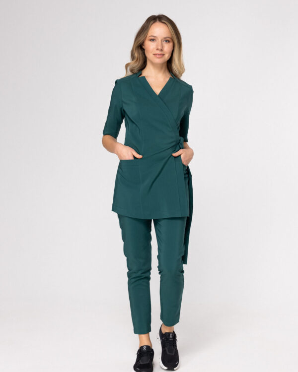 Women's Medical jacket - Classy Dark Green